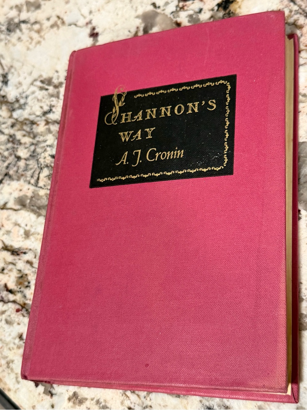 Shannon's Way  A.J. Cronin 1948 Vintage Hardcover Book